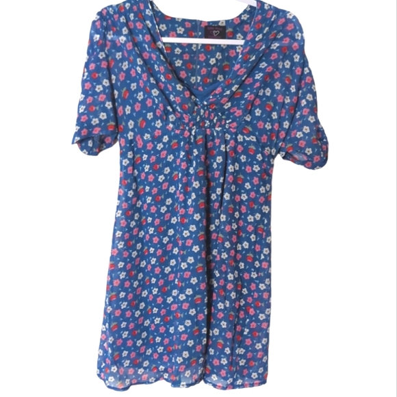 Dresses X Kate Moss Vintage Vibes Floral Print Semi Sheer